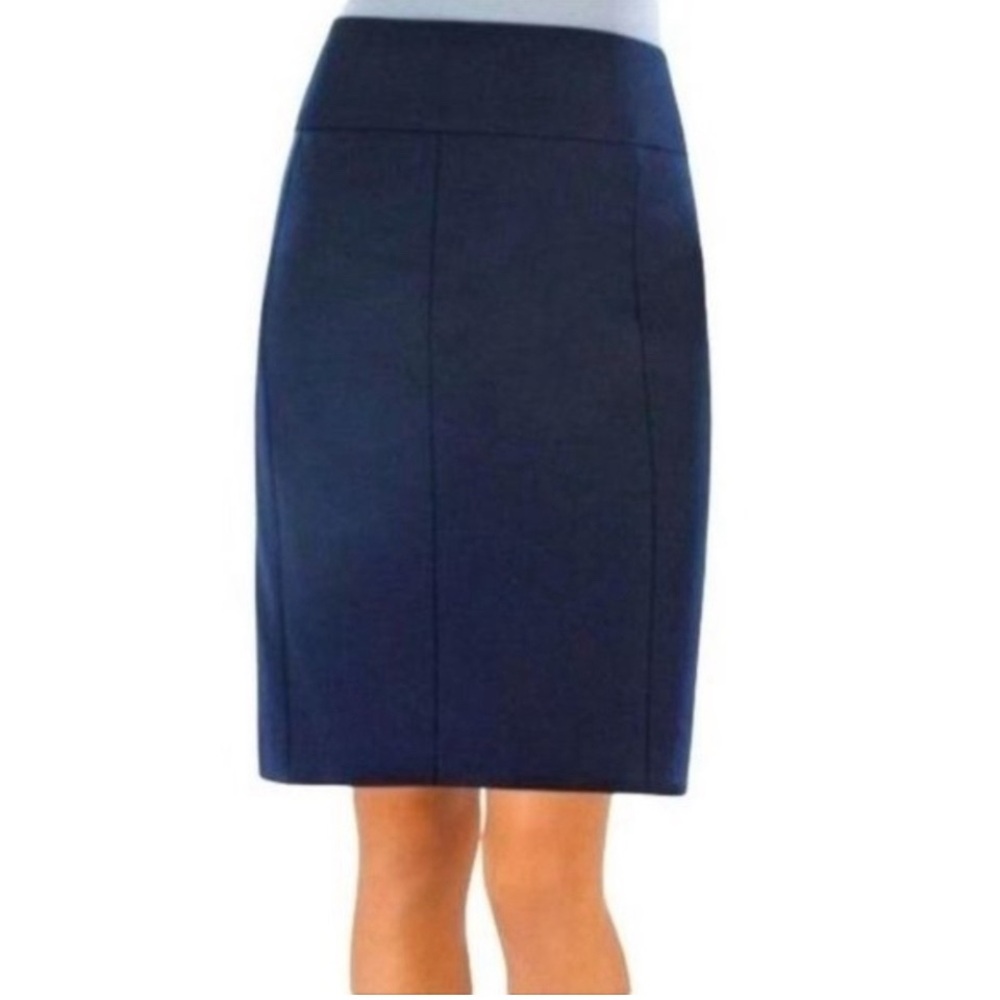 CAbi Navy "Newport" Pencil Skirt